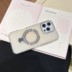 Epoxy Gradient Glitter With Rotating Bracket Mobile Phone Cases